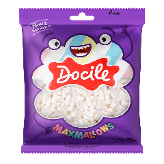 Зефир Docile Maxmallows Трубочки мини ванильные 150 гр