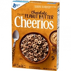 Готовый завтрак Cheerios колечки с шок.и арах.маслом 320 грамм