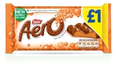 Молочный пористый шоколад Nestle Aero Orange 100 грамм