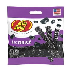 Жевательные конфеты Jelly Belly Licorice Лакрица 99 грамм