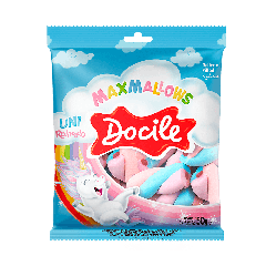 Зефир Docile Maxmallows Единорог Завитки цветные 50 гр